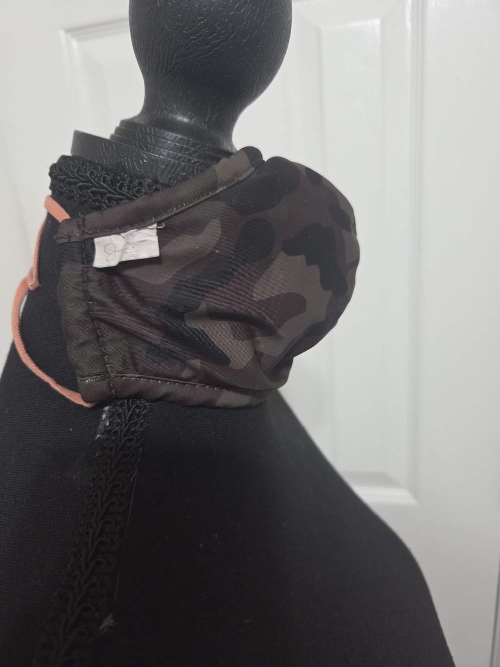 Camouflage Print FACE MASK - Olive Brown Camo